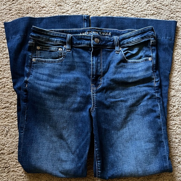 American Eagle Outfitters Denim - American Eagle Outfitters Women’s Dark Indigo Straight Leg Jeans
